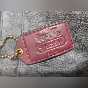 Coach Vintage Brown Hang Tag Charm